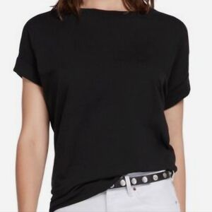 All Saints IMO Boy Tee M/L black short sleeve VGUC Imogen Ladies T shirt